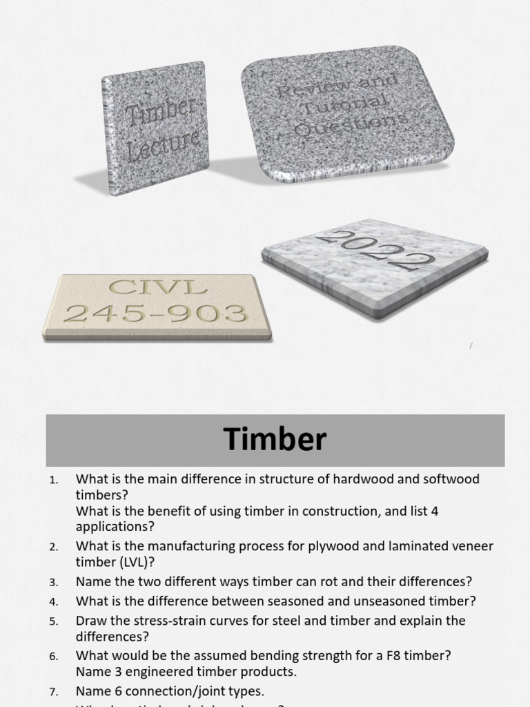 Timber Structure and Properties Guide | PDF