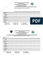 Daftar Ceklis Kebersihan Lingkungan Puskesmas