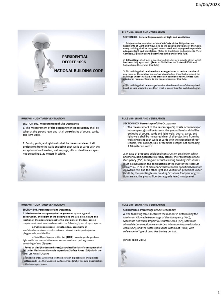 PD 1096 NBC Rule VIII | PDF | Window | Ventilation (Architecture)