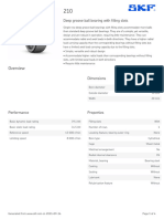 SKF 210 specification