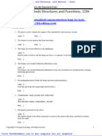 Test Bank For Body Structures and Functions 12th Edition Scott