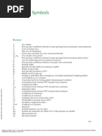 Craig's Soil Mechanics - (Principal Symbols)