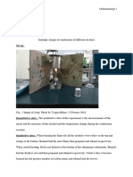 Enthalpy Change of Combustion Lab Report