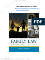 Test Bank For Family Law The Essentials 3rd Edition