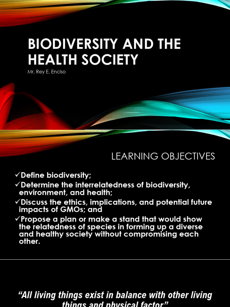 Biodiversity and The Health Society | PDF | Nanotechnology | Microscope
