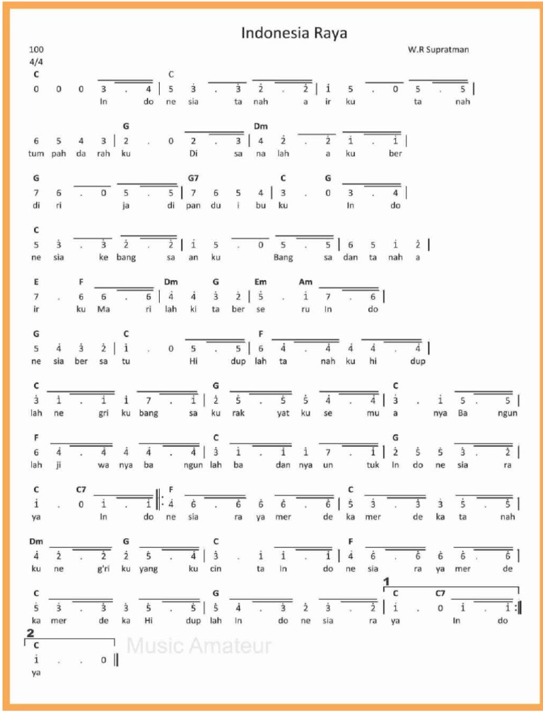 Indonesia Raya | PDF