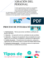 INTEGRACIÓN DEL PERSONAL