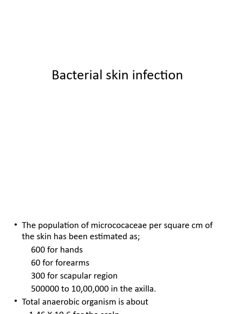 Bacterial Infection | PDF | Diseases And Disorders | Clinical Medicine