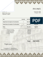 Invoice BALAI