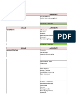 PROGRAMA ARQUITECTONICO Excel