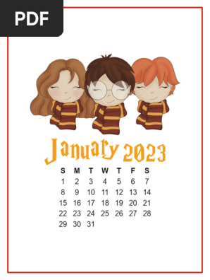 2023 Harry Potter Calendar | PDF | Computing | Software