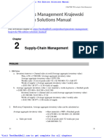 Operations Management Krajewski 9th Edition Solutions Manual