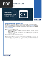 Windows Command Line Cheat Sheet