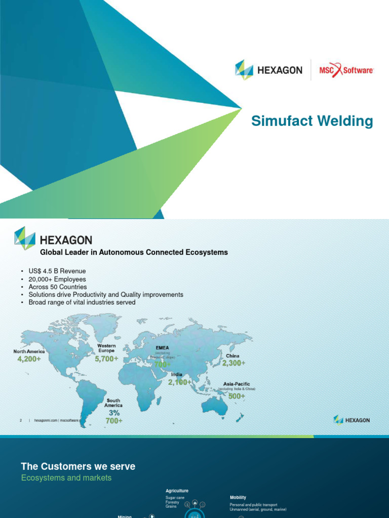 Simufact Welding Software Overview | PDF | Welding | Construction