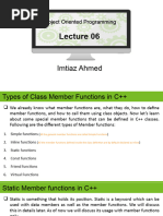 Types of Class Member Functions in C++