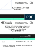 Videoclase 2022-4 ÁREAS RELACIONADAS CON LA OPERACIÓN MINERA.