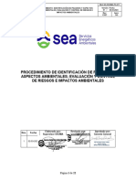 SEA-SG-SSOMA-PA-011 PROCEDIMIENTO DE IDENTIFICACIÓN DE PELIGROS Y ASPECTOS AMBIENTALES Rev 2