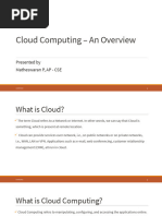 Cloud Computing - An Overview