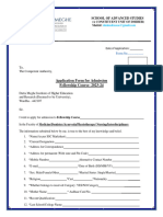 FELLOWSHIP Application Form 2023 24