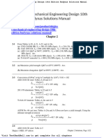 Shigleys Mechanical Engineering Design 10th Edition Budynas Solutions Manual