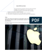 Apple CRM Case Study Questions