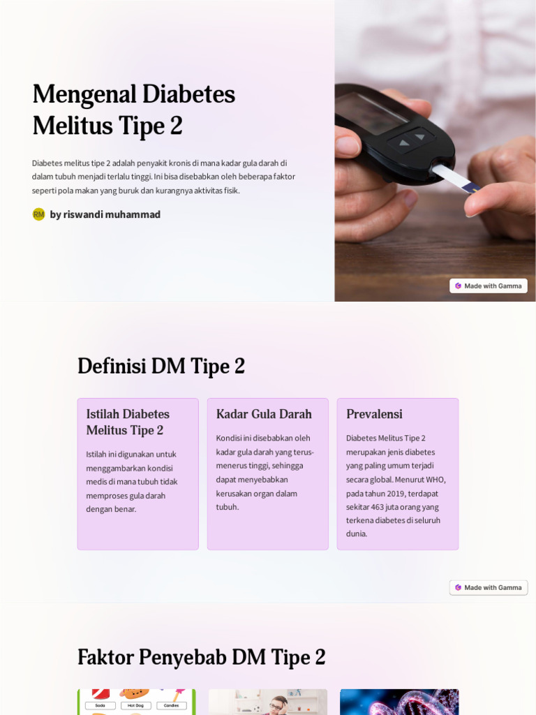 Mengenal Diabetes Melitus Tipe 2 | PDF