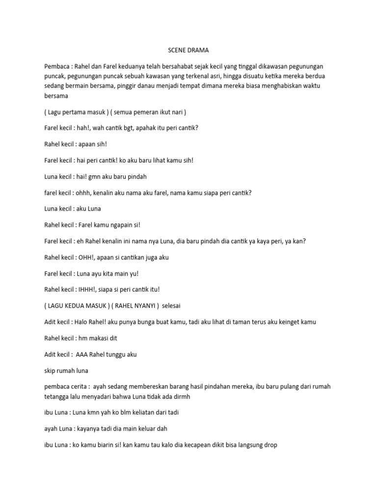 Scene Drama Wps Office 1 Pdf