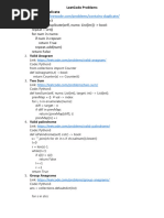 50 Leetcode Problems To Practice | PDF