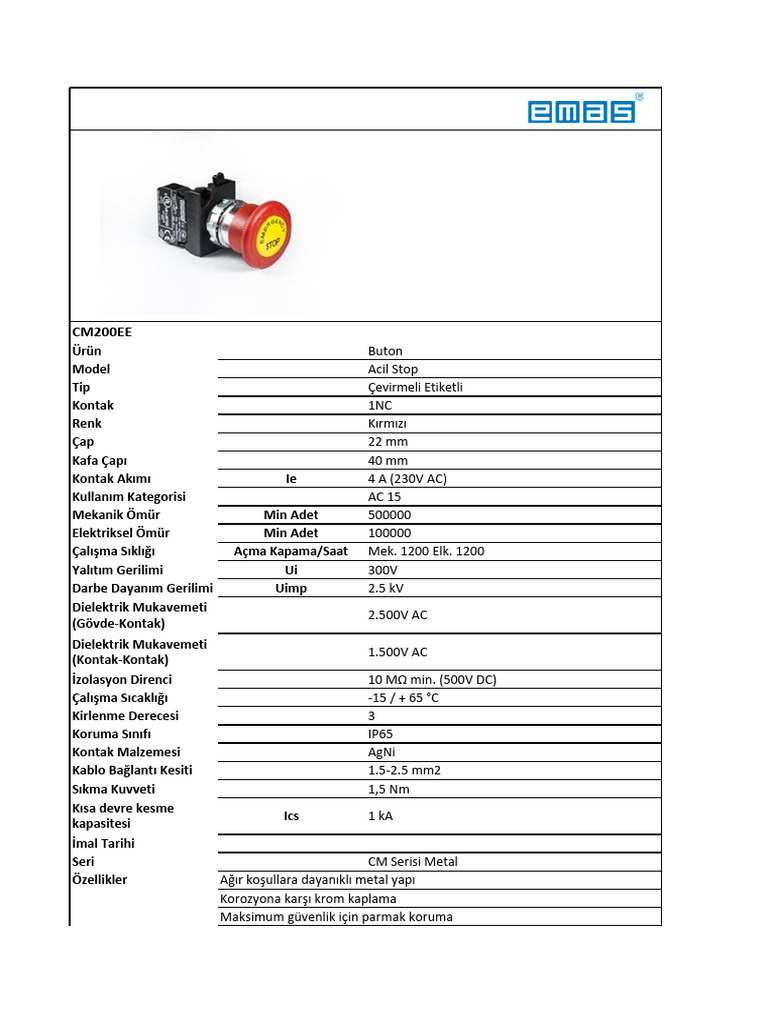 Datasheet CM200EE TR | PDF