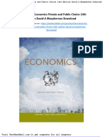 Test Bank For Economics Private and Public Choice 14th Edition David A Macpherson Download