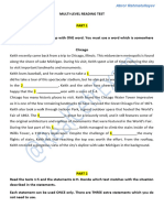 @RealCefrExam ML Reading FULL TEST