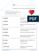 Grade 3 Prefix Suffix Root Definition 2