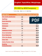 SSC CPO TopicWise Weightage For PRE+Mains PDF by @SSCChampions 1
