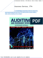 Solution Manual For Auditing and Assurance Services 17th Edition Alvin A Arens Randal J Elder Mark S Beasley Chris e Hogan