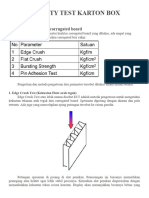 Quality Test Karton