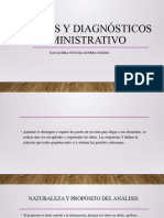 Análisis y Diagnósticos Administrativo