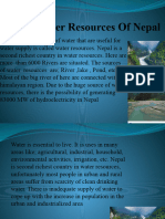 Water Resources of Nepal