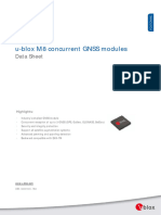 EVA M8M FW3 - DataSheet - (UBX 16007405)