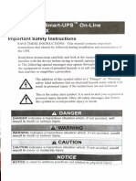 1KVA UPS Installation & O&M Manual
