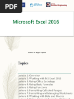 Lecture 6-Excel