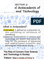 SG2 STS Antecedents 1