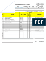 Ficha de Registro de Inspeccion de Luces de Emergencia