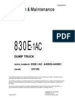 Operation & Maintenance Manual: Dump Truck