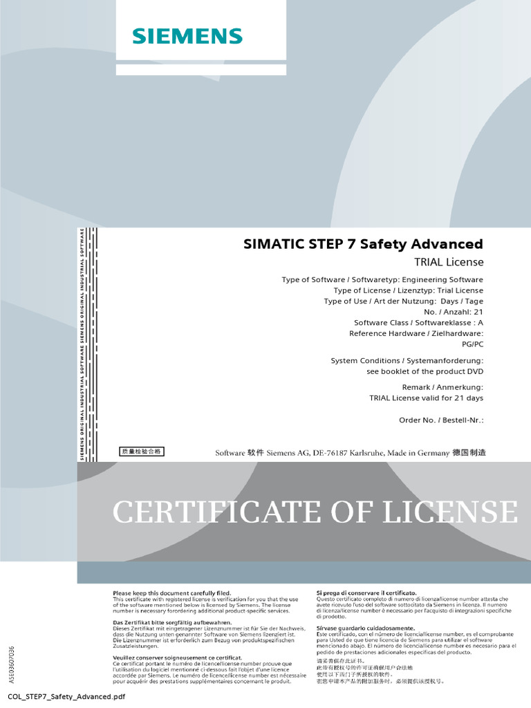 COL STEP7 Safety Advanced | PDF