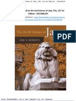 Solution Manual For Art and Science of Java The 1 e 1st Edition 0321486129
