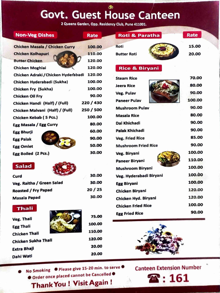 Government Guest House Canteen PDF