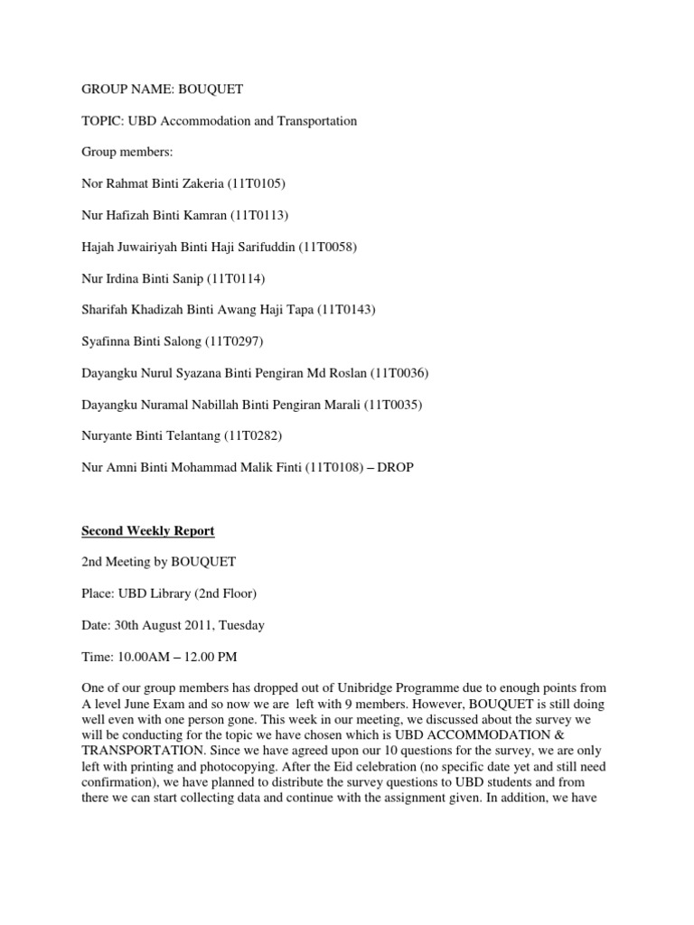 Weekly Report 2 | PDF | Science & Mathematics