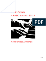 Lesson 3 - Basic Ballad Style - A Structured Approach
