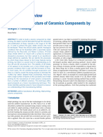 Additive Manufacture of Ceramics Components by