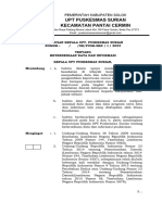 SK Ketersediaan Data Dan Informasi Puskesmas